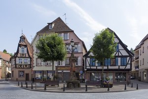 In der Altstadt von Weißenburg bzw. Wissembourg