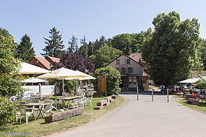 der Gimbelhof bei der Burg Fleckenstein