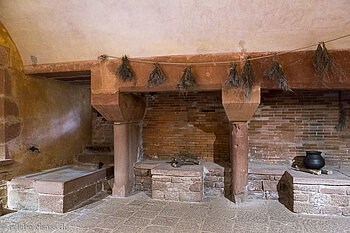 Blick in die alte Küche der Hohkönigsburg