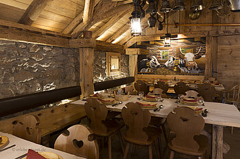 Gastraum in der Ferme-Auberge du Stroberg