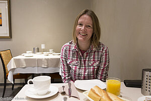 Anne im Hotel Moulin de la Walk bei Wissembourg