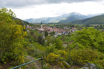 Aussicht vom Kainzrain über Gunsbach