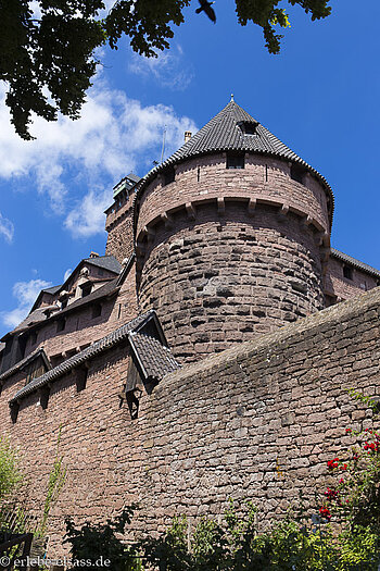 Kleines Bollwerk an der Südseite der Hohkönigsburg