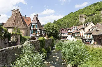 Blick über die Weiss bei Kaysersberg