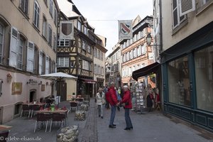 Hans-Werner und Marlis in Petite France von Strasbourg