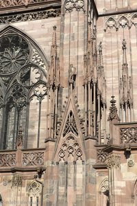 die Fassade des Straßburger Münster