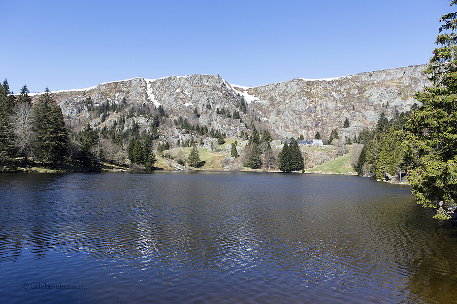 Lac du Forlet, der Forellensee bei Orbey