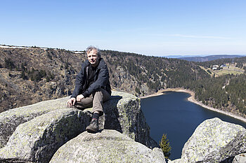 Rast auf dem Rocher Hans