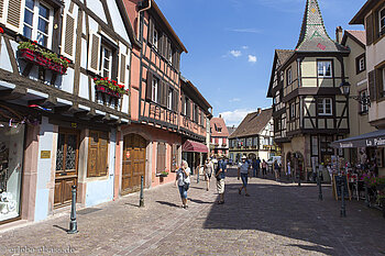 Fachwerkhäuser in den Gassen von Kaysersberg