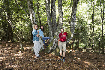Wandergruppe am Kleinen Belchen