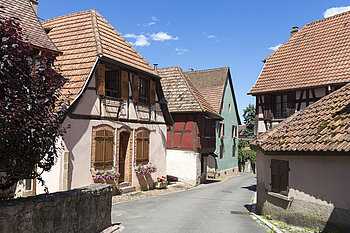 Dorfidylle in Hunawihr