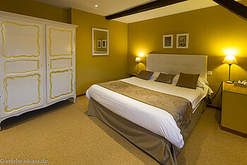 das Zimmer Soufflé au Kirsch im Le Gouverneur Hôtel von Obernai