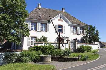 Handpumpe der Feuerwehr von Zellenberg